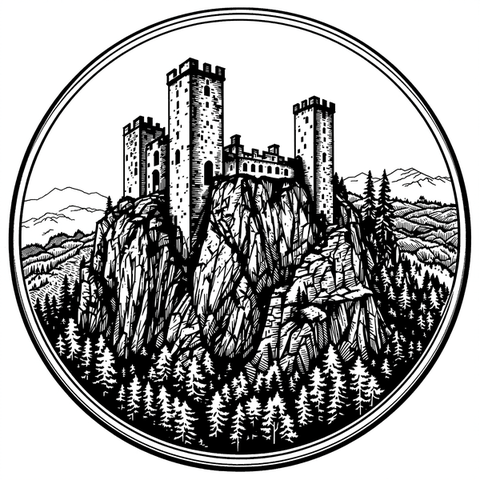 Illustration: Wahrzeichen von Schauenburg