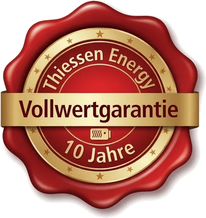 10 Jahre Vollwertgarantie — Thiessen Energy
